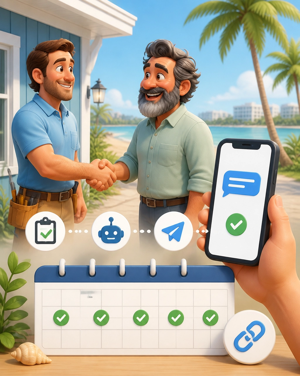 Tampa Bay small-business owner using a simple workflow to send timely review requests